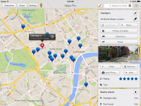 Maps Pro with Google Maps iPad pic1