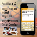 Arrivano le note personalizzate in PiccoleRicette