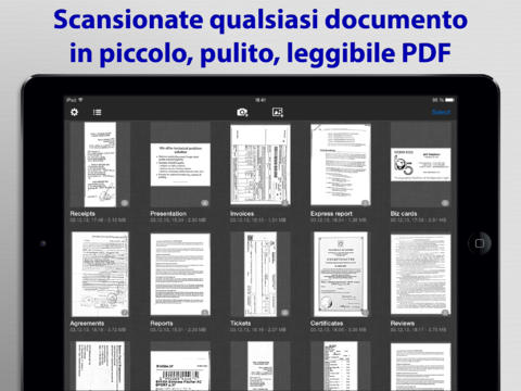 SharpScan: app scanner gratuito per il tuo iPad