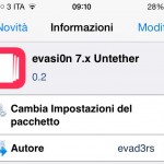 Evasi0n: il pacchetto “Untether” si aggiorna su Cydia