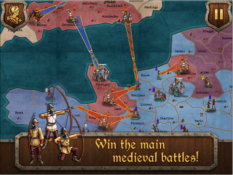 Rivivi alcune delle più avvincenti battaglie della storia in Medieval Wars, nuovo gioco di strategia per iPad