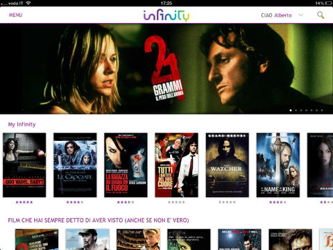 Mediaset lancia Infinity, il servizio di film in streaming a 9,90€ al mese