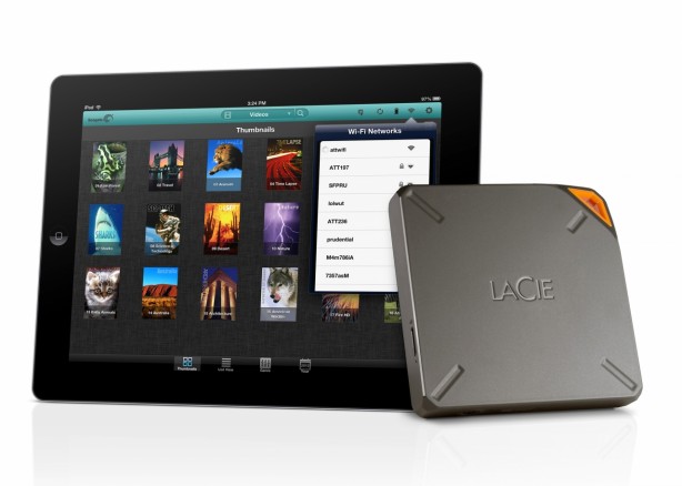 Aumento lo spazio del tuo iPad con LaCie Fuel, 1TB in modalità wireless!