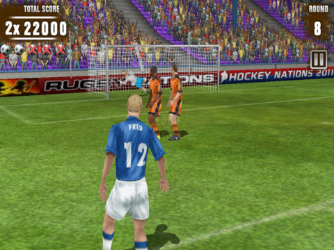 Football Kicks: gioco gratis per iPad in cui bisogna segnare tanti goal