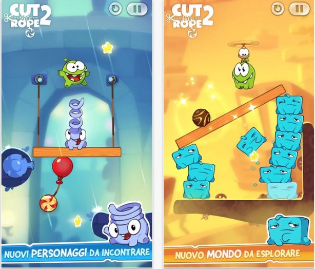 Cut The Rope 2 si aggiorna modificando gli acquisti in-app