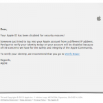 Attenzione: una mail di Apple fasulla rischia di mettere a rischio gli Apple ID