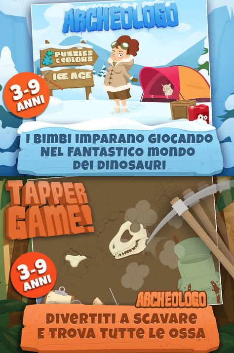 Archeologo: due giochi per far conoscere la preistoria ai più piccoli