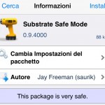 Attiva la “modalità provvisoria” su iPad jailbroken con Substrate Safe Mode, ora anche per 64 bit – Cydia