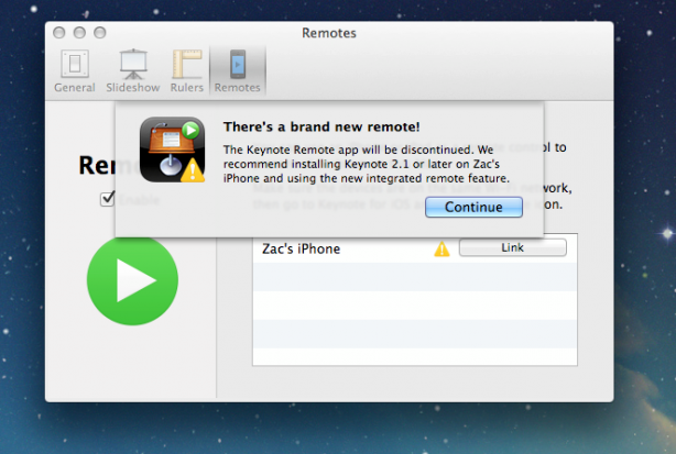 Dopo l’update di iWork, Apple rimuove Keynote Remote dall’App Store