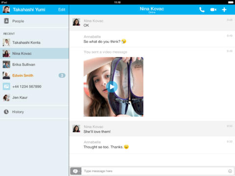 Skype porta la videochiamata HD su iPad
