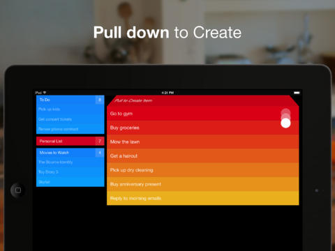 Clear+ Tasks & To-Do List iPad pic0