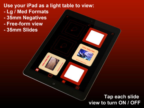 Light Pad HD: l’app che trasforma l’iPad in una tavoletta per retroilluminare diapositive e negativi