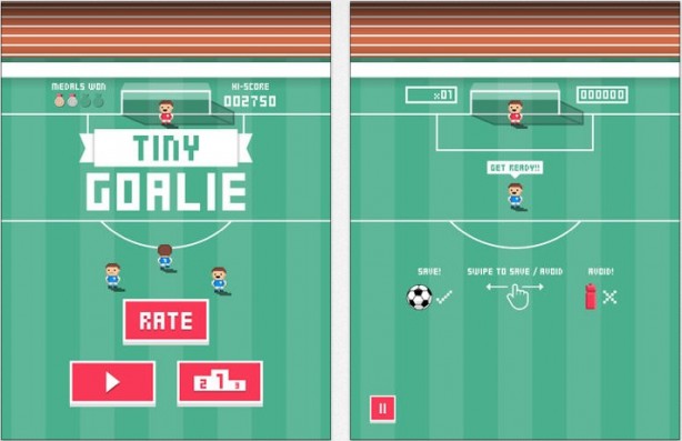 Tiny Goalie: para i calci di punizione