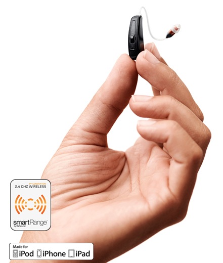 L’apparecchio acustico ReSound Linx compatibile con iPad, iPhone e iPod touch