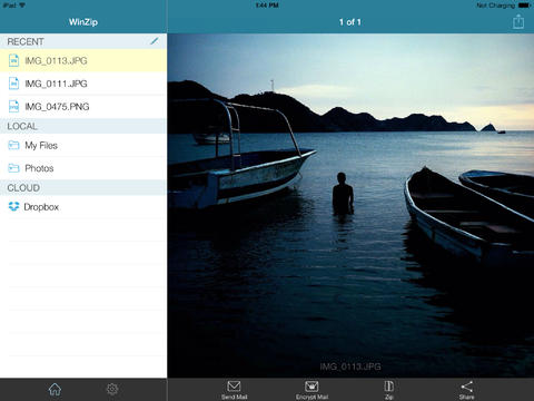 WinZip iPad pic0