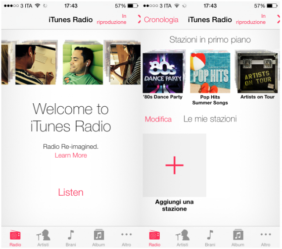 iTunes Radio arriva in Australia