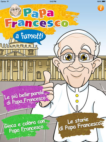 Papa Francesco a fumetti, un’applicazione pensata per i più piccoli con protagonista papa Bergoglio