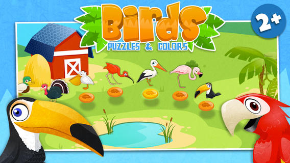 Birds – Puzzle e Disegni da Colorare in allegria