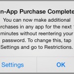 Con iOS 7.1 compare un nuovo avvisto per l’in-app purchase