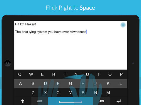 Fleksy iPad