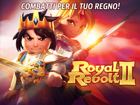 La battaglia è inevitabile, proteggi il tuo regno in Royal Revolt 2