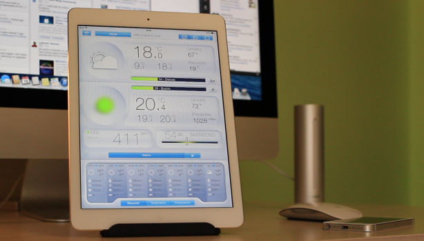 Misura la temperatura ambientale grazie al tuo iPad con la Stazione Meteo di Netatmo