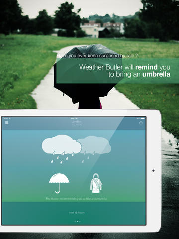 Weather Butler iPad pic0