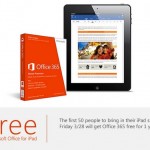 Microsoft offre un anno di Office 365 ai primi 50 che entreranno in uno store fisico