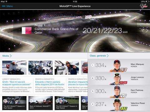 L’app ufficiale della MotoGP arriva su iPad