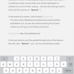 Arrivano le scorciatoie di tastiera in Byword
