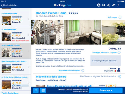 Booking.com: nuovo update su App Store