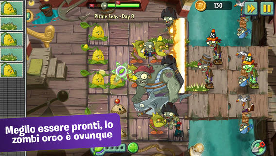 Nuovi livelli per Piante vs. Zombie 2