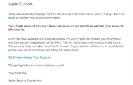 Ancora phishing per Apple: fate attenzione!
