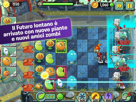 Piante contro Zombie 2 si aggiorna con nuovi livelli