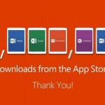 Microsoft ha annunciato 12 milioni di download per Office su App Store