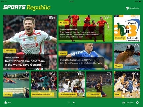 Nuovo update per Sports Republic: design rinfrescato e “One Feed”