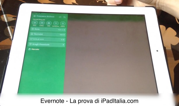 Evernote – La prova di iPadItalia