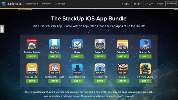 Ecco una raccolta di 12 app a prezzo scontato con StackUp iOS App Bundle