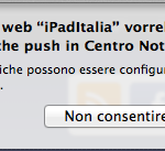 Le notifiche push arrivano anche su iPadItalia!