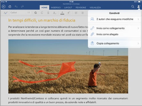 Microsoft Office per iPad – La recensione di iPadItalia