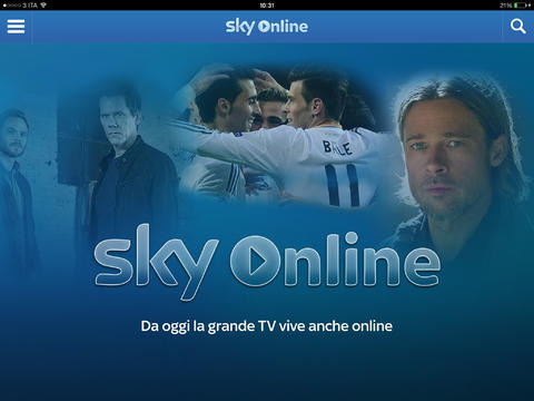 Sky Online approda su iPad