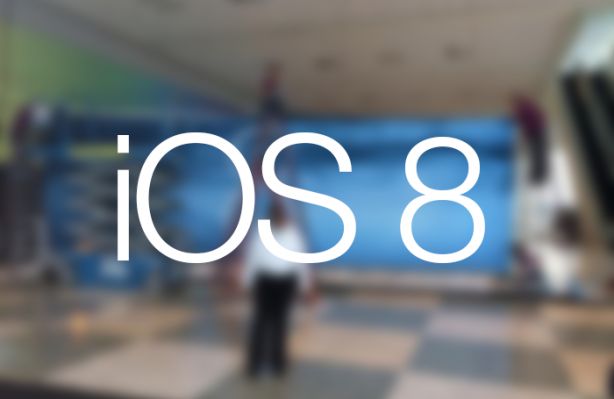iOS 8 appare sui teloni della WWDC