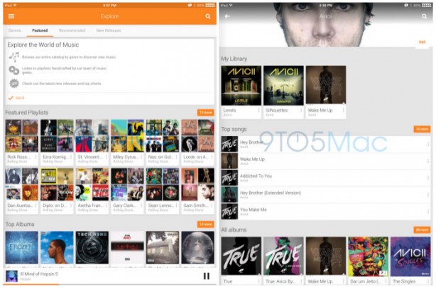 Google Play Music in arrivo su iPad