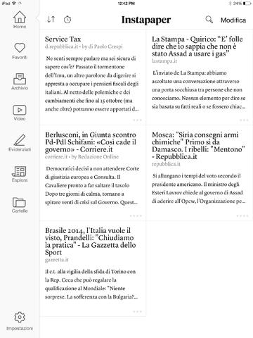 Disponibile un importante aggiornamento per Instapaper