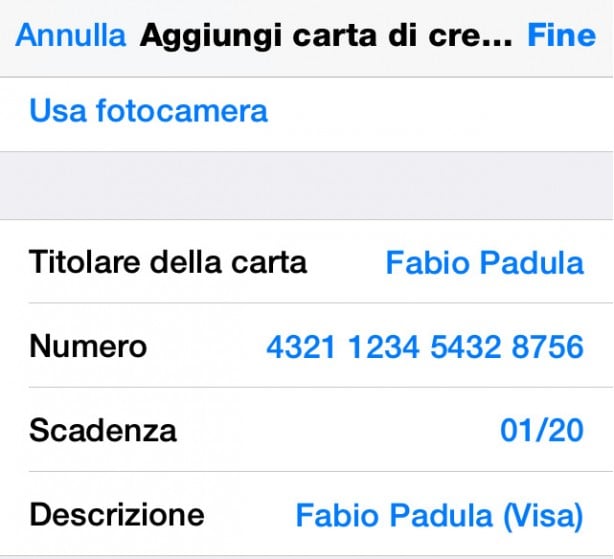 Come eliminare le carte di credito dal “Portachiavi” Apple (iOS e OS X) – Noob’s Corner