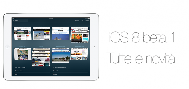 iOS 8 beta 1 per iPad: ecco tutte le novità provate da iPadItalia [IN AGGIORNAMENTO]