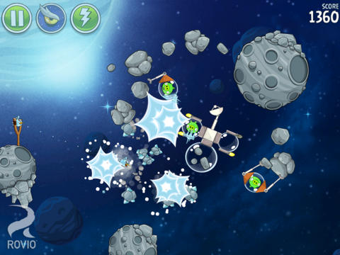 Angry Birds Space si aggiorna con 40 nuovi livelli ed altri contenuti