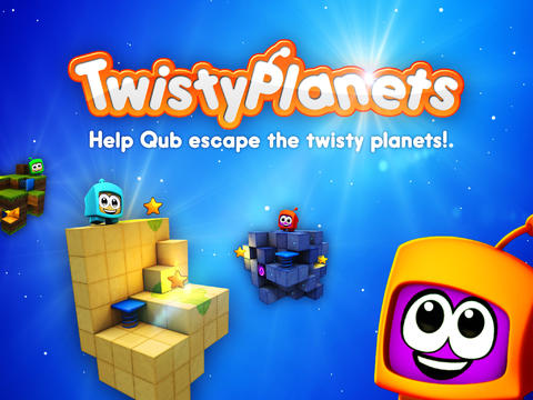 Aiutiamo un piccolo cubo a scappare tra le galassie con Twisty Planets