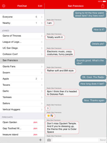 Con FireChat ora puoi chattare anche con gli utenti Android
