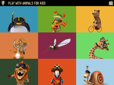 I bambini imparano l’inglese con iPad e l’applicazione Crazy Animals